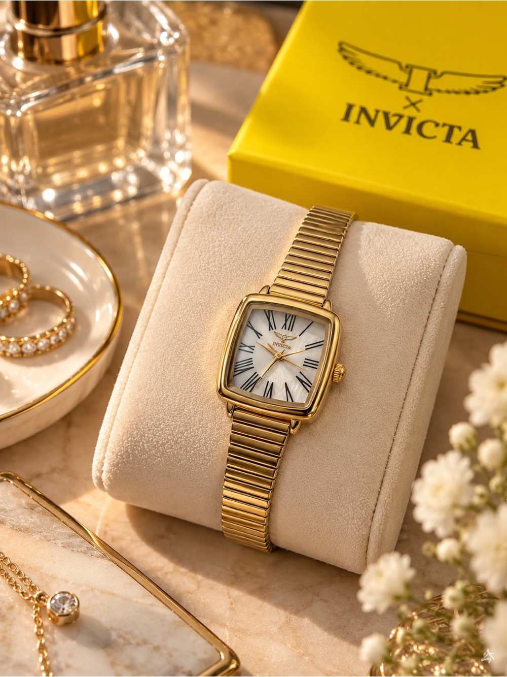 Invicta Celestial 69083 Women’s Gold Watch 28mm | Boxed NWT